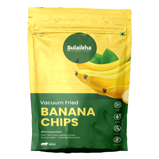 Sulaikha Vacuum Fried Ripe Banana Chips | Premium Kerala Snack