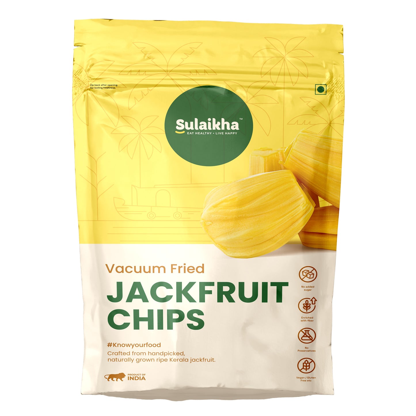 Sulaikha Vacuum Fried Tropical Duo – Banana Chips & Jackfruit Chips Combo 180 GM